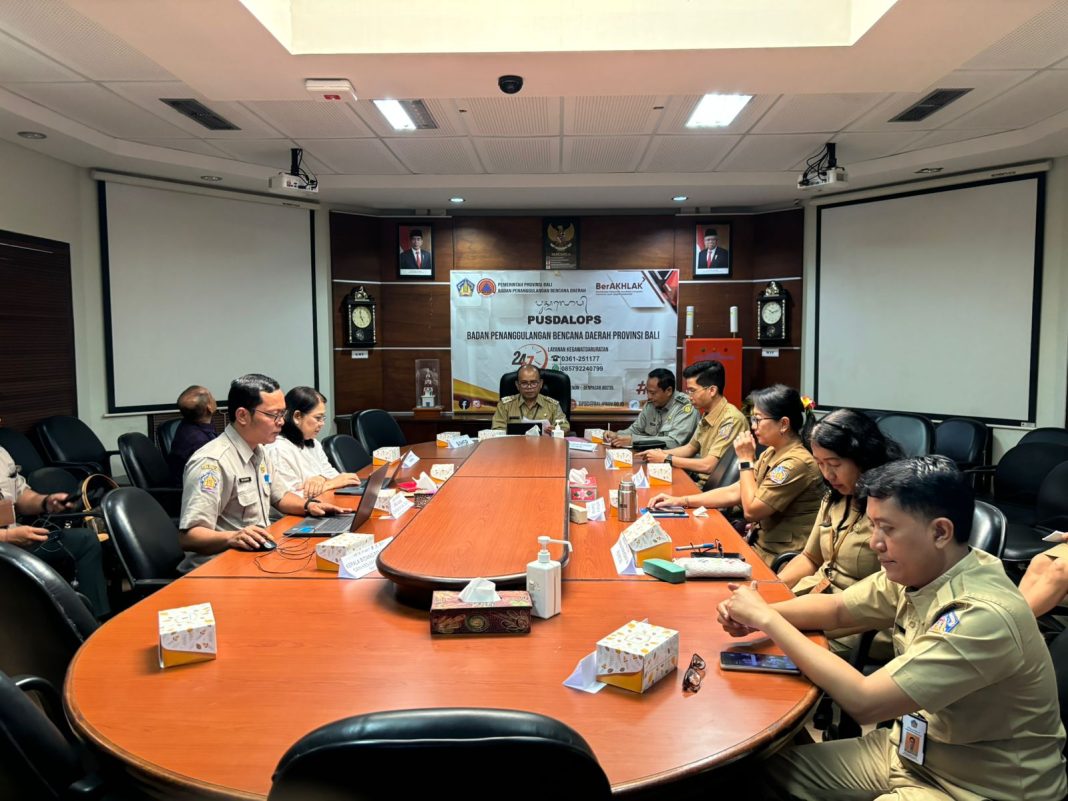 Kalaksa BPBD Bali Pimpin Rapat Tikor Pencegahan dan Pengendalian Zoonosis dan Penyakit Infeksius Baru