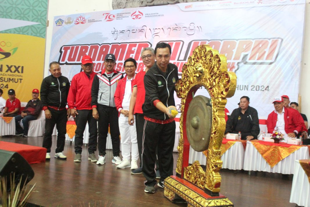 Libatkan 908 Atlet, Turnamen III KORPRI Provinsi Bali Tahun 2024 Resmi Dibuka