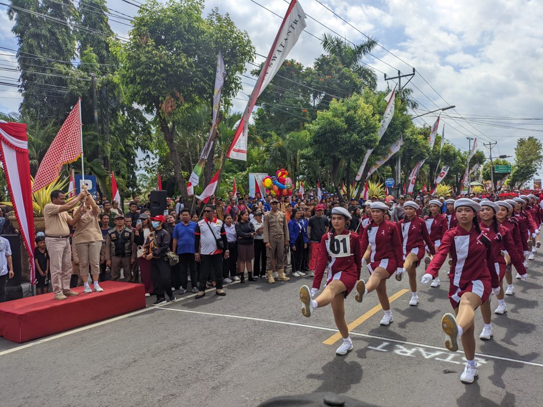 26 Peserta Semarakkan Gerak Jalan 17 Km Putri di Buleleng