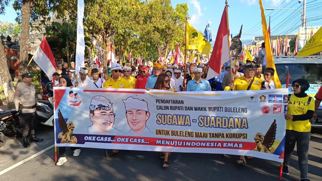 Paket Sugawa-Suardana Tawarkan Program Buleleng Sakti Berbudi Hingga Trisula Investasi