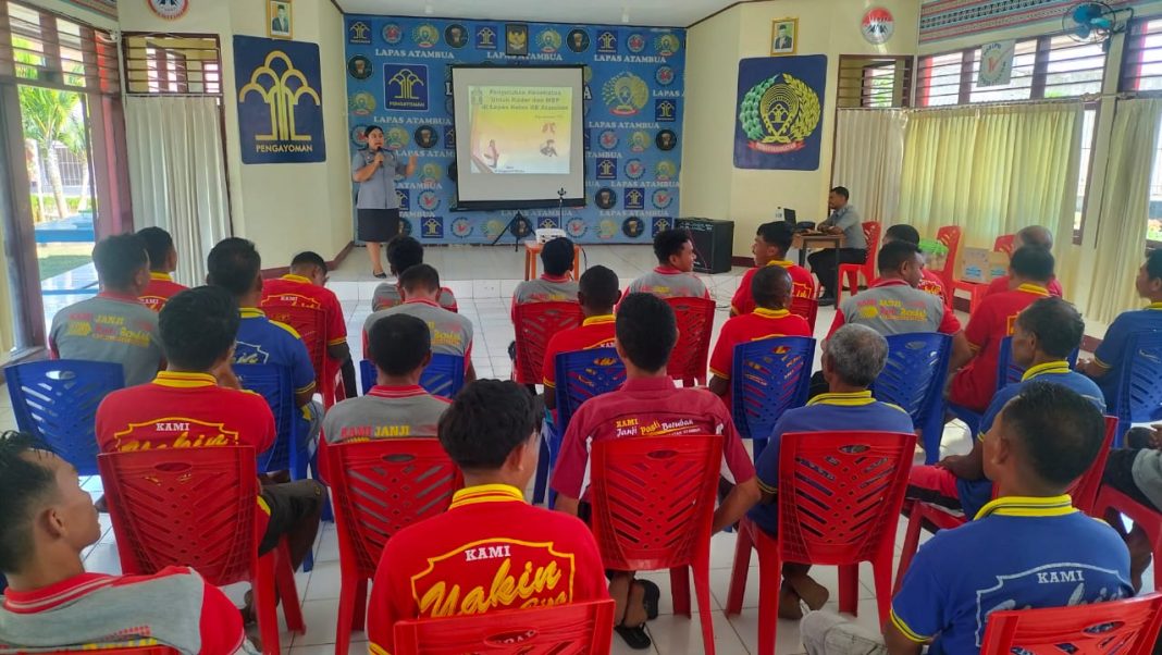 Cegah Penyakit TBC, Lapas Atambua Gelar Sosialisasi Bagi Warga Binaan