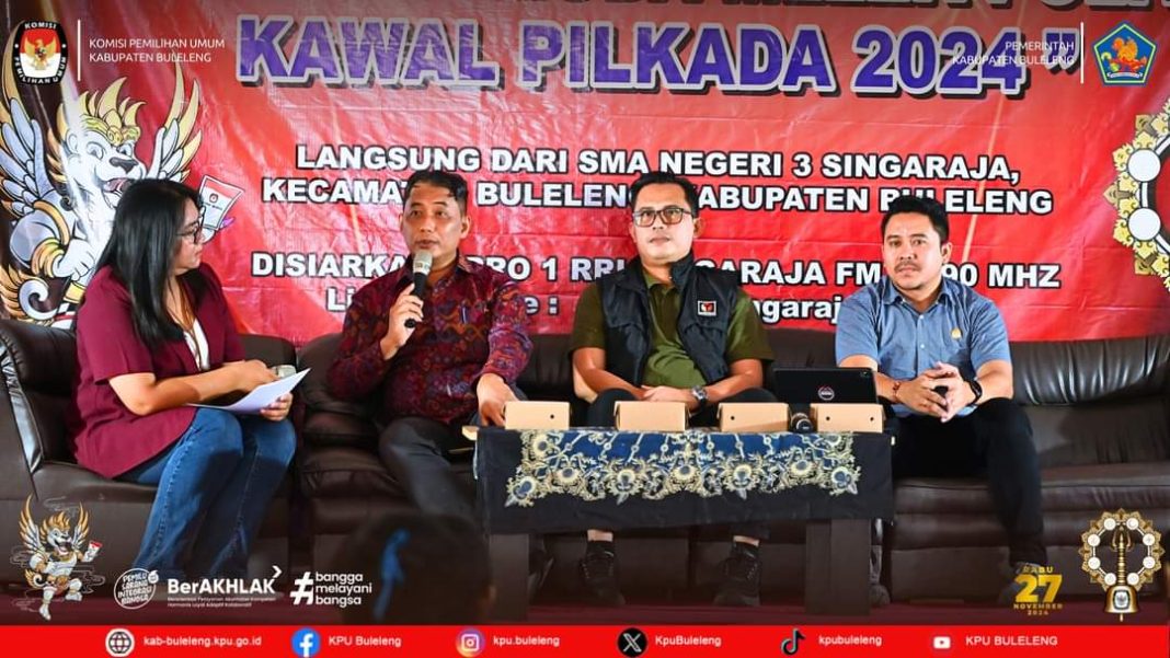 KPU dan Bawaslu Buleleng Ajak Generasi Muda Sukseskan Pilkada 2024