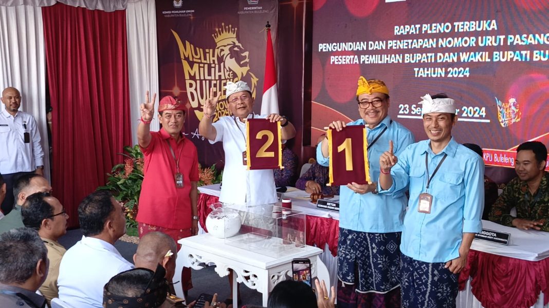 Pengudian Nomer Urut, Sugawa-Suardana 1 dan Sutjidra-Supriatna 2