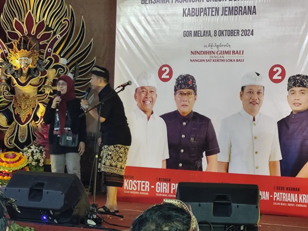 Wiwi: Ibu-ibu jangan Lupa Coblos Nomor 2 Koster-Giri dan Bang-Ipat, Coblos Dulu Baru Masak