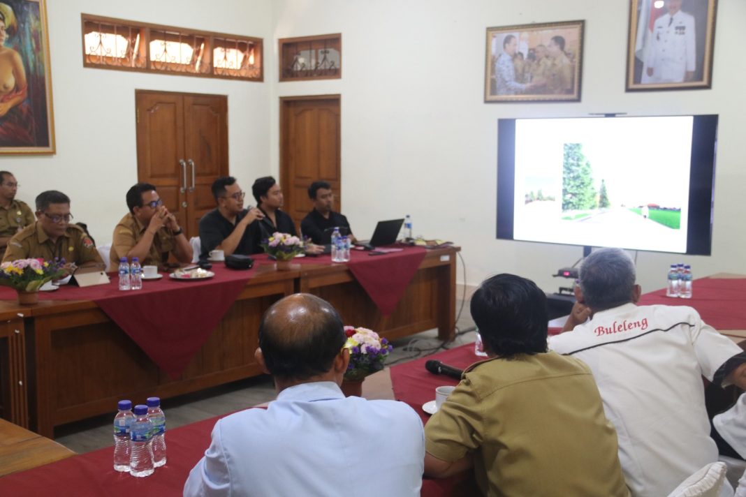 Penjabat Bupati Buleleng Pimpin Rapat Koordinasi Pembangunan Jogging Track GOR Bhuana Patra Singaraja