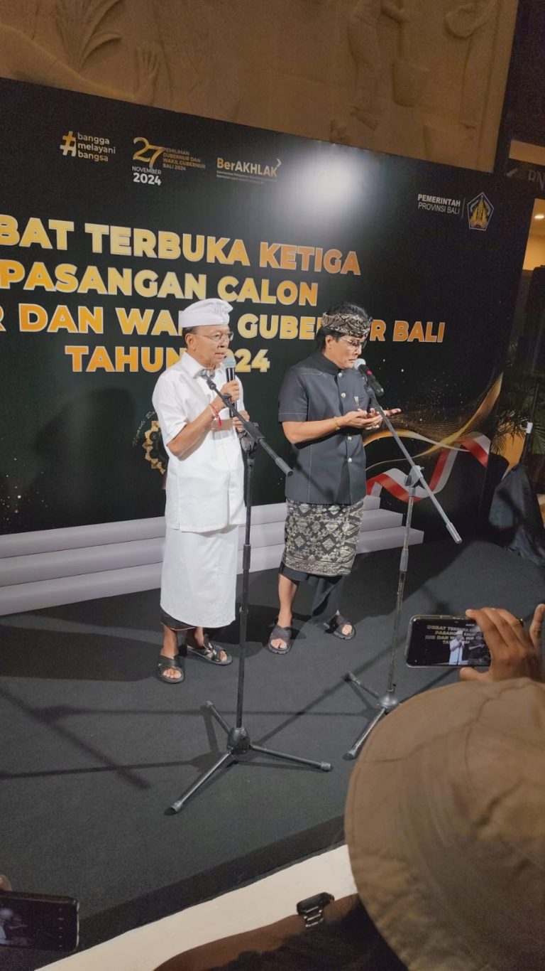 Koster-Giri Yakini Debat Pilgub Bali Beri Gambaran Krama Pilih Pemimpin Terbaik