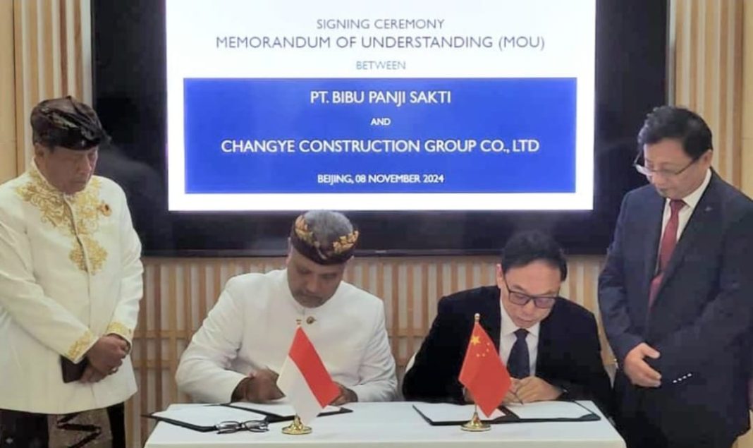 PT BIBU Gandeng ChangYe Construction Group Dalam Pembangunan Bandara International