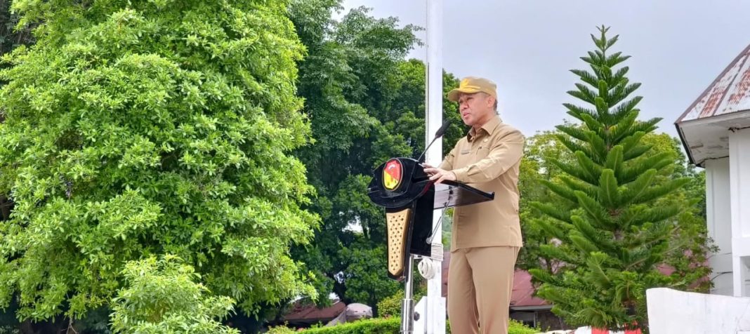 Pimpin Apel Awal Bulan Desember 2024, Sekda Jap Prihatin Sampaikan Hal ini!