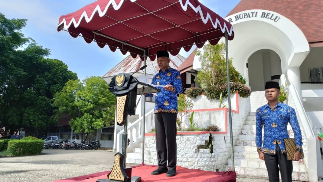 Wabup Belu Pimpin Apel Hari Bakti PU Ke-79, Insan PU Diajak Mantapkan Swasembada Pangan dan Lanjutkan Pembangunan Infrastruktur