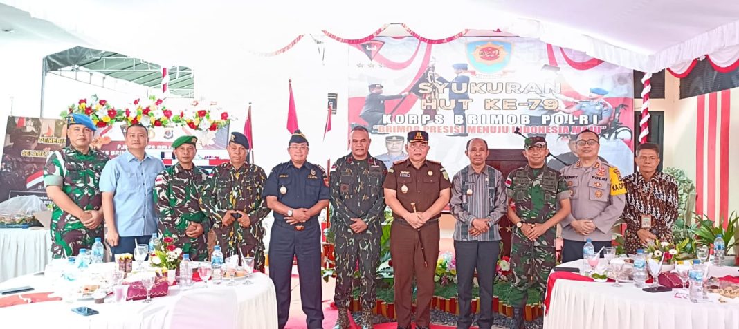 PLT Bupati Belu Hadiri Syukuran HUT Brimob Polri ke-79