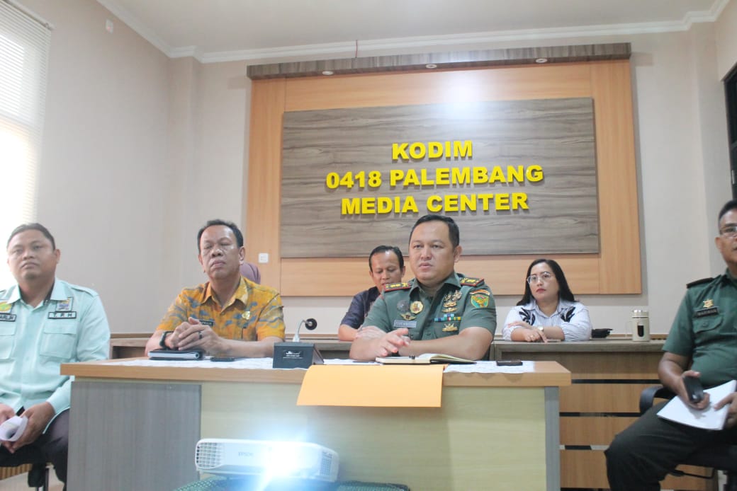 Dandim Palembang Pimpin Rakor Penyiapan Swasembada Pangan