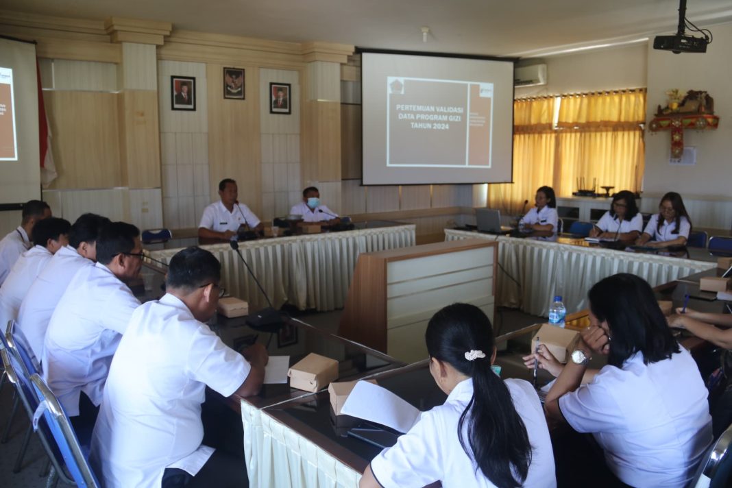 Dinkes Buleleng Validasi Data Gizi 2024, Fokus Penurunan Stunting dan Perbaikan Gizi Balita