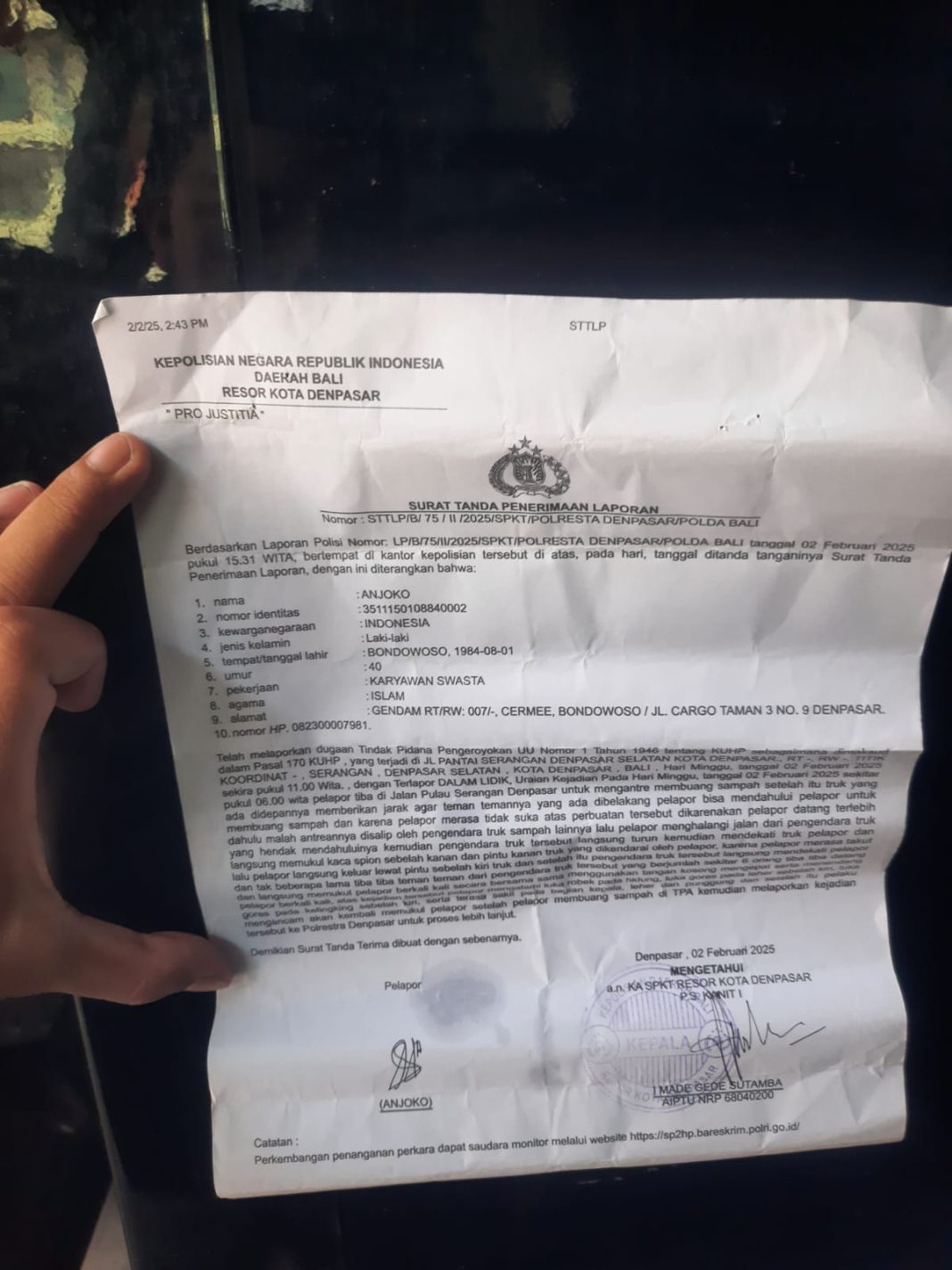 Saling Nyalip Masuk TPA Suwung, Ratusan Sopir Truk Sampah Terlibat Adu Jotos