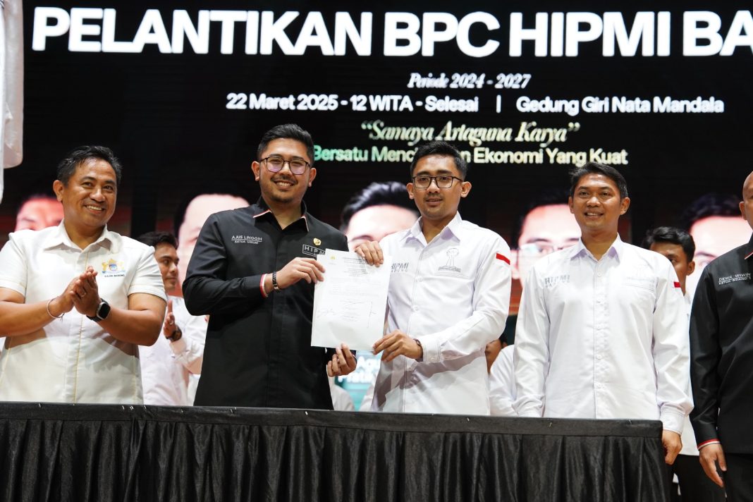 Ketua HIPMI Bali Lantik Ketut Bijaya Negara Jadi Ketua HIPMI Badung, Jaga Marwah HIPMI!