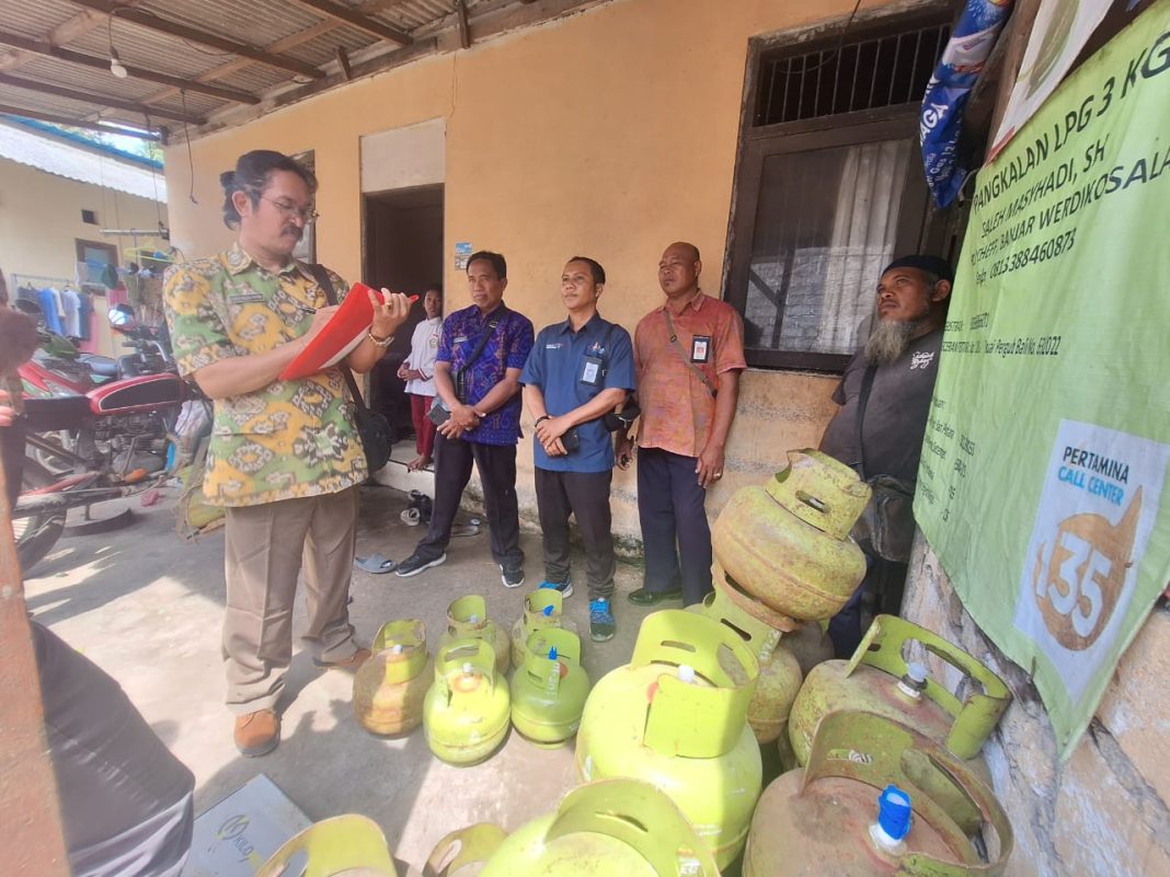 Sidak LPG 3 Kg, Tim Pengawas Terpadu Disperindag Temui Pelanggaran
