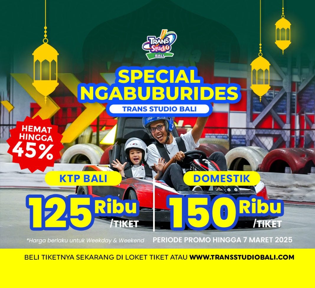 Sambut Ramadhan 2025 dengan Promo Special Ngabuburides di Trans Studio Theme Park