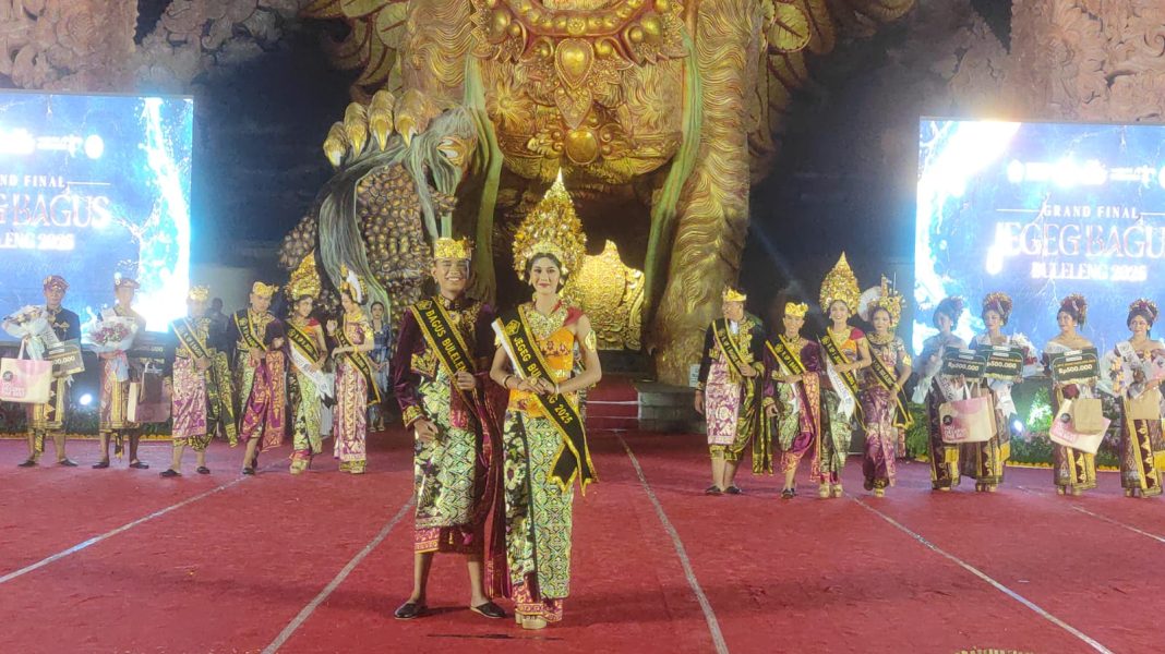 Andika Pratama dan Cista Pramita Juara Jegeg Bagus Buleleng 2025