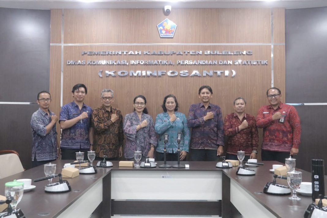 Kominfosanti Buleleng Terima Kunjungan KI Bali Kali Pertama di Tahun 2025