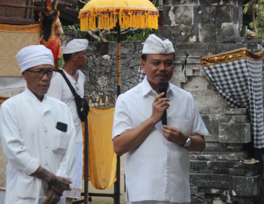 Saksikan Penandatanganan Kesepakatan Bersama Pura Dalem Pengembak – UPTD Tahura Ngurah Rai, Sekda Dewa Indra Wanti-Wanti Tetap Jaga Kelestarian Alam Sekitar