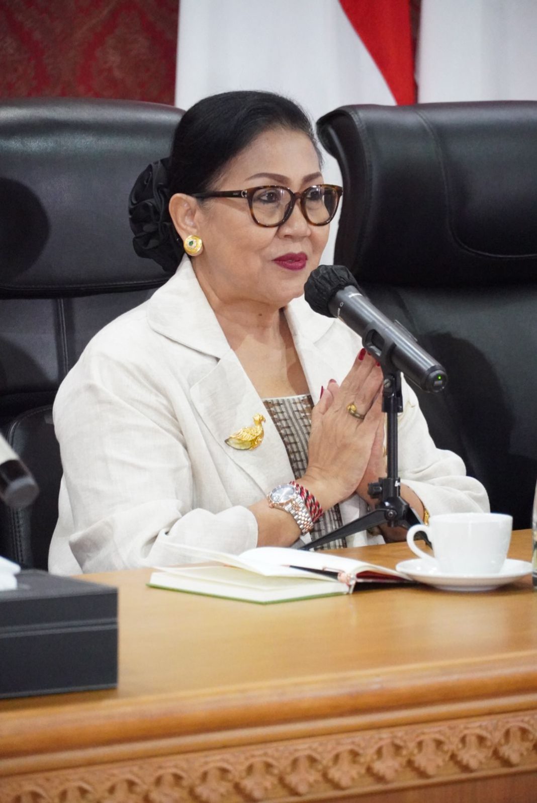 Kelola Sampah Organik, Ibu Putri Koster Dorong Tempat Ibadah Bangun Teba Modern