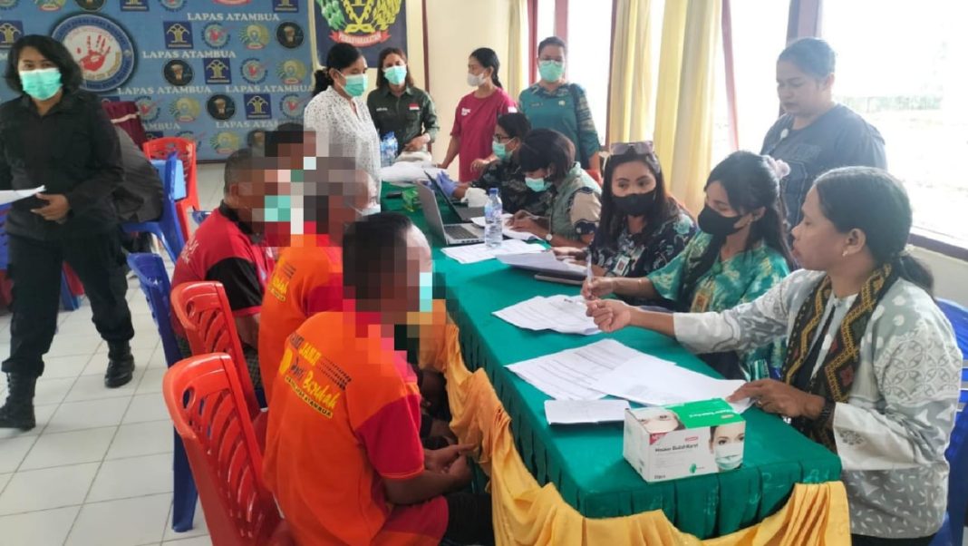 Pastikan Warga Binaan Bebas dari Penyakit Menular, Lapas Atambua Lakukan Skrining TBC