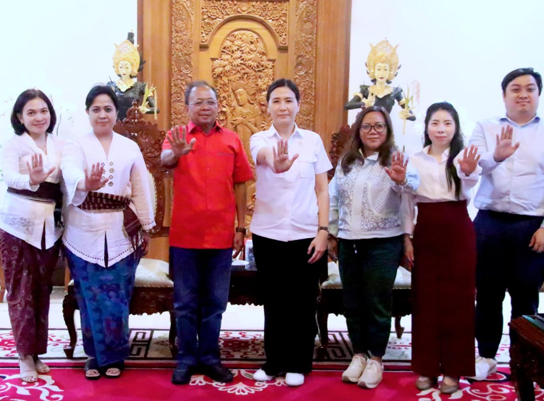 Wamen Veronica Tan Ingin Bali jadi Contoh Layanan KDRT dan PPPA, Respons Gubernur Koster Bakal Bangun Community Centre