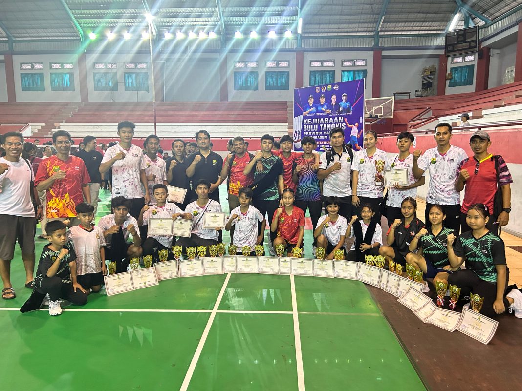 Peringkat PBSI Buleleng pada Kejurprov Bali Meningkat. Ketum PBSI : Ini Ajang Evaluasi Porprov Kedepan