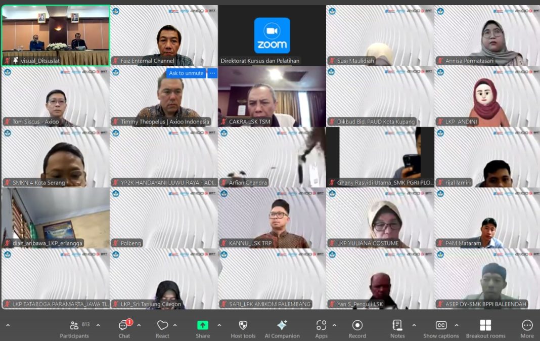Dorong Instruktur Naik Kelas, Ditjen Vokasi PKPLK Sosialisasikan Program Magang Instruktur Kursus dan Pelatihan Tahun 2025