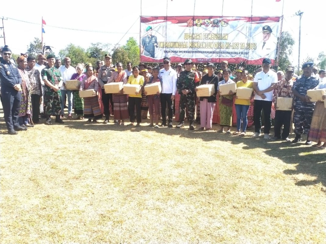 TMMD ke-125 TA 2025, Kodim 1605/Belu Akan Bangun Infrastruktur Hingga Rehab Kapela di Desa Naekasa Batas Negara RI-RDTL