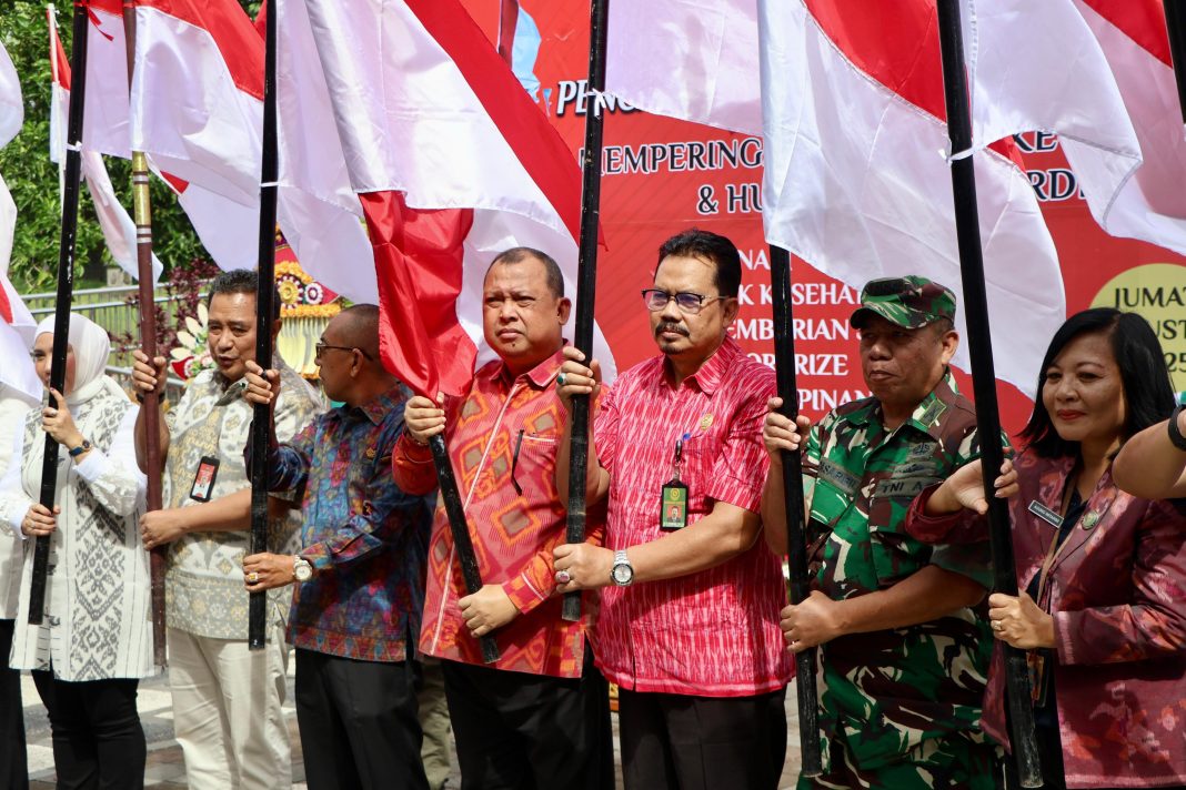 Bali Kibarkan 10 Juta Bendera Merah Putih Sambut HUT ke-80 RI dan Hari Jadi ke-67 Provinsi