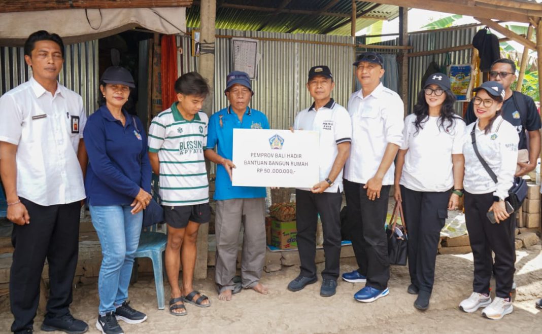 Pemprov Bali Bantu Warga Tak Mampu Bangun Rumah Layak Huni, Sekda: Ini Bentuk Kepedulian Nyata
