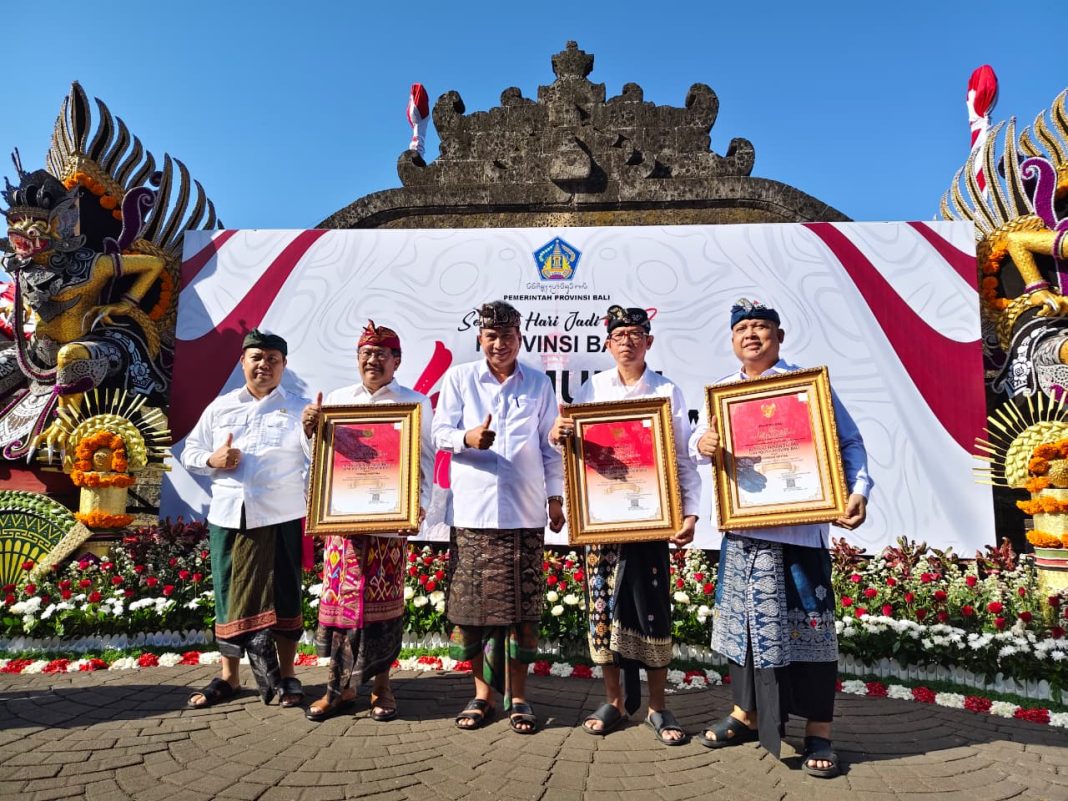 Tiga Perangkat Daerah Raih Adhyasta Prajaniti 2025 di HUT ke-67 Provinsi Bali