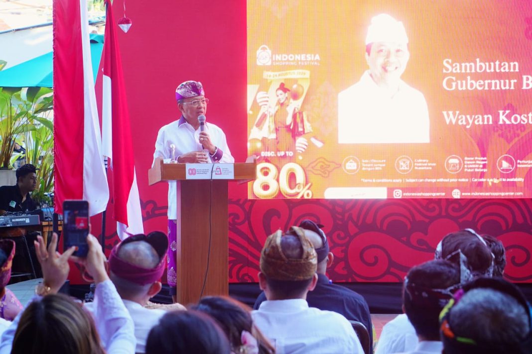 Buka Indonesia Shoping Festival, Gubernur Koster Harap Dongkrak Ekonomi Bali