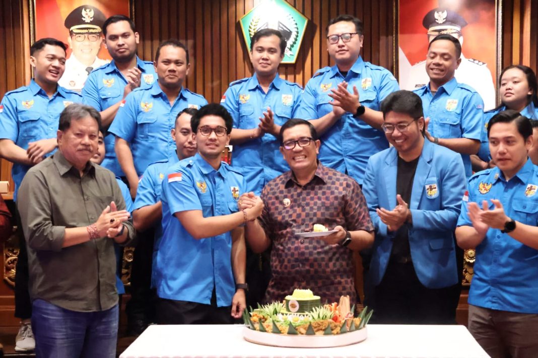 Bupati Sanjaya Hadiri Pelantikan DPD KNPI Tabanan Periode 2025–2028