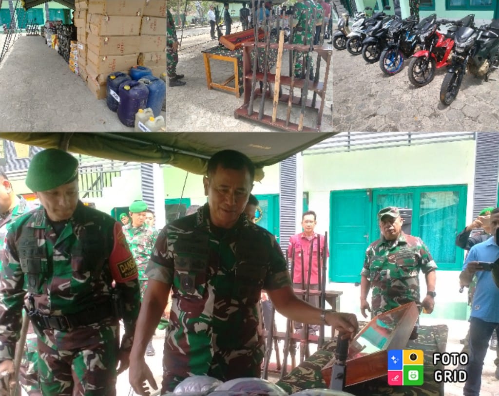 Kunjungi Perbatasan RI-RDTL, Danpussenif TNI Apresiasi Kinerja Satgas Pamtas Sektor Timur Yonif 741/GN