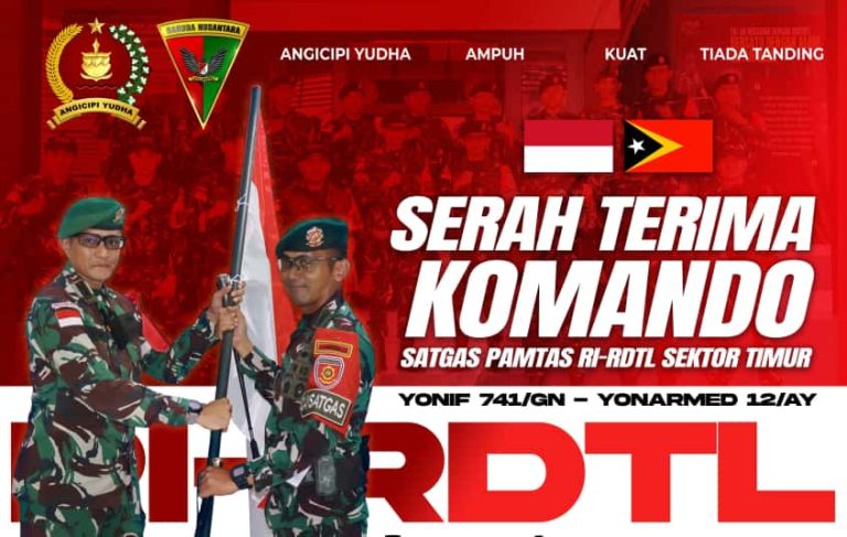 Yonarmed 12 Kostrad Gantikan Yonif 741/GN Sebagai Satgas Pamtas RI-RDTL Sektor Timur