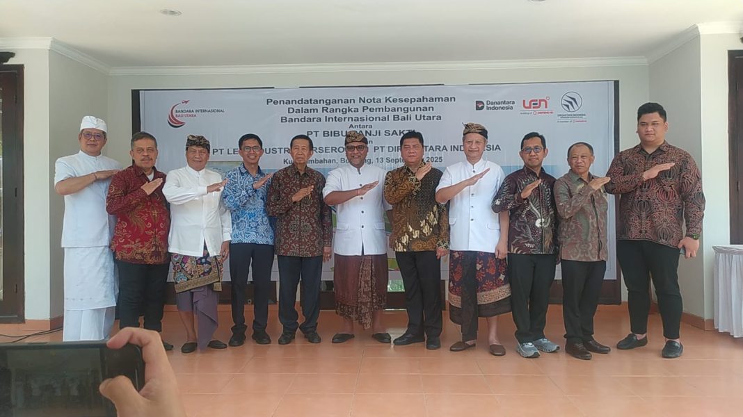 PT BIBU Panji Sakti Gandeng PT LEN Industri dan PTDI Wujudkan Komitmen Presiden Membangun Bandara Internasional Bali Utara Berstandar Dunia