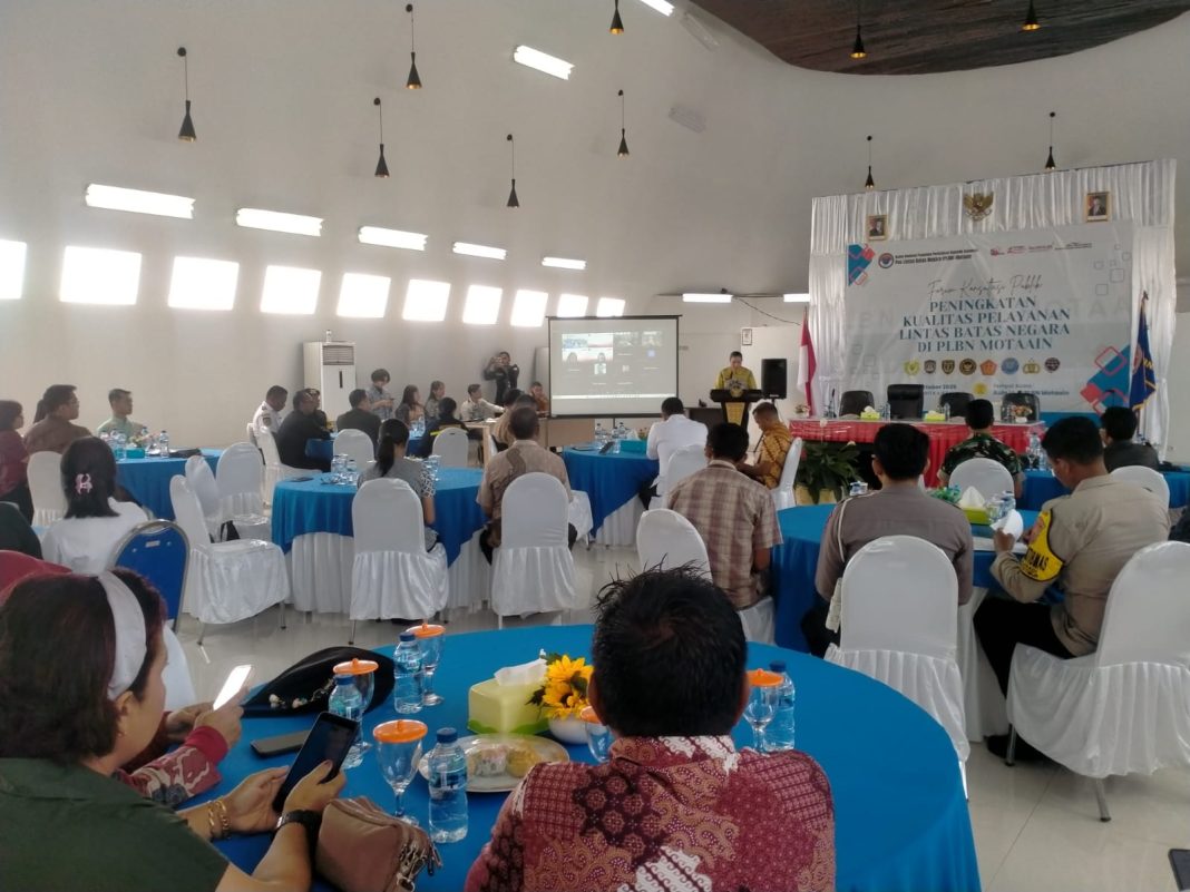 Menuju Peningkatan Kualitas Pelayanan Lintas Batas Negara yang Optimal, PLBN Motaain Gelar Forum Konsultasi Publik