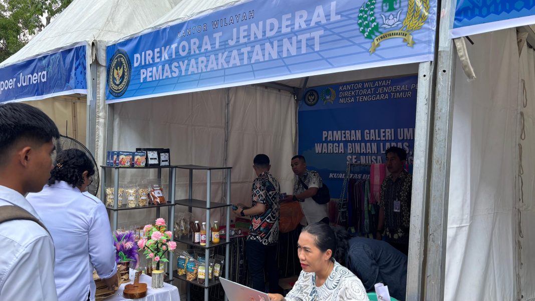 Lapas Atambua Tampilkan UMKM La’Bua dalam Festival Kemudahan dan Pelindungan Usaha Mikro NTT di Kupang
