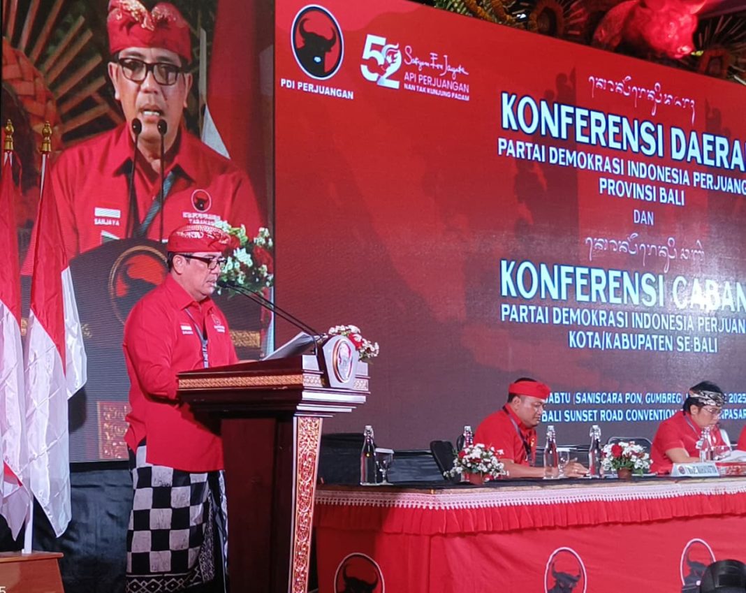Ketua DPC PDIP, Komang Sanjaya : Catat Hatrik Kepemimpinan, Konsisten Bawa Tabanan Menuju Era Aman, Unggul, dan Madani