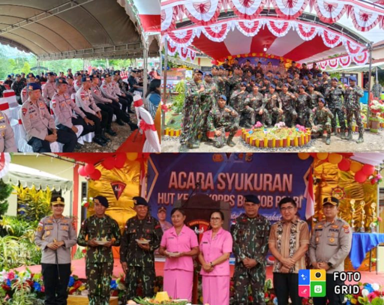 HUT ke-80 Korps Brimob, Batalyon A Pelopor Atambua Ajak Forkompinda dan Masyarakat Syukuran Bersama