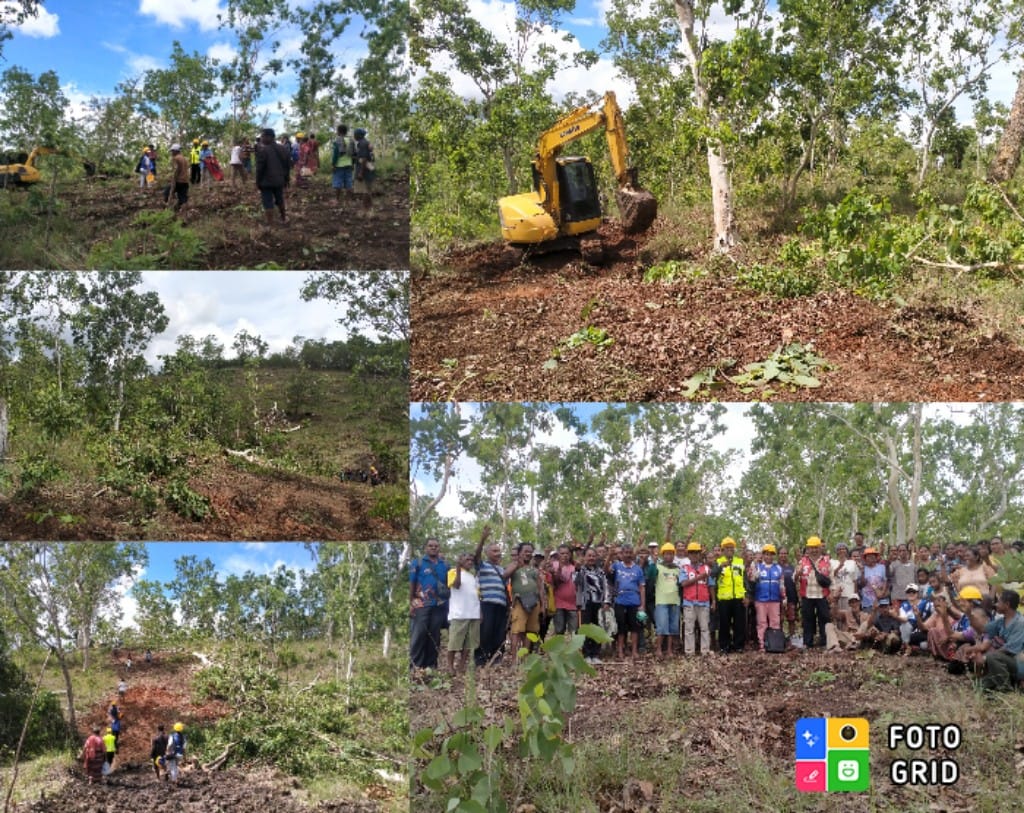 Sambut Program 3 Juta Rumah, Timorest Gab Mandiri Untas dan Masyarakat Malaka-NTT Bersinergi Buka Lahan Perumahan 4 Hektar