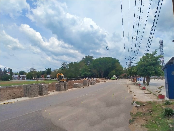 Gunakan Dana 2 Miliar Rupiah, Pemkab Belu Bangun Pelataran Terbuka di Simpang Lima Atambua