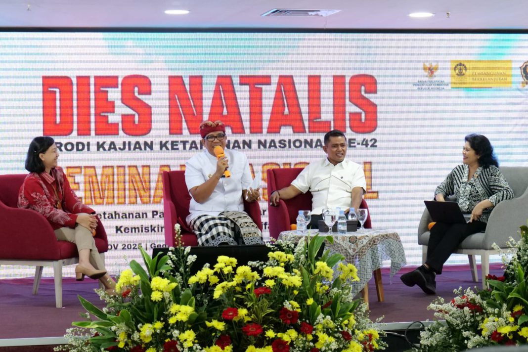 Angkat Sistem Subak, Bupati Sanjaya Paparkan Strategi Ketahanan Pangan Berbasis Kearifan Lokal di Universitas Indonesia