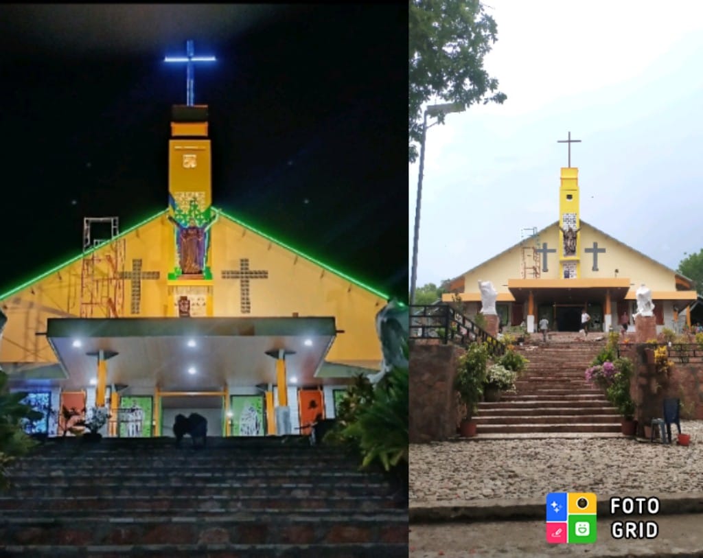 Rampung 4 Bulan dengan 58 Patung Berdiri Megah, Tengok Sejarah Gereja Santa Maria Goreti Lurasik di Timor-NTT