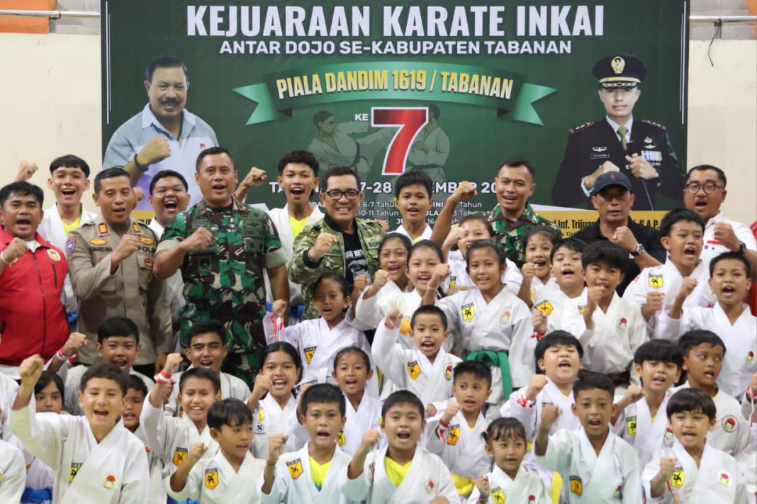 Bupati Sanjaya Hadiri dan Buka Kejuaraan Karate INKAI DANDIM CUP VII 2025