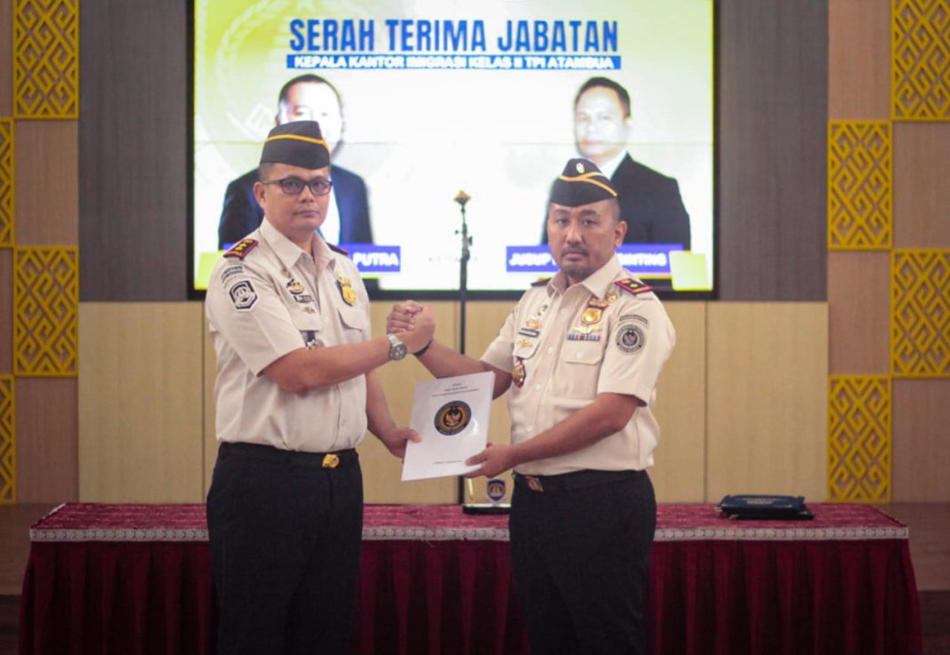 Jusup Pehulisa Ginting Resmi Jabat Kepala Kantor Imigrasi Atambua Gantikan Putu Agus Eka Putra
