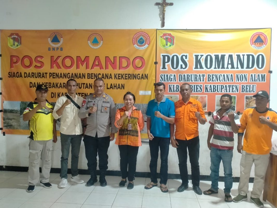 Kolaborasi Kemanusiaan, Brimob Atambua Siap Dukung BPBD Belu Tangani Darurat Bencana di Wilayah Perbatasan RI-RDTL