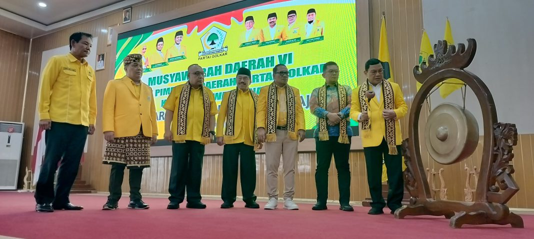 Musda VI Partai Golkar Way Kanan, Hanan A Rozak: Golkar Harus Solid Untuk Kemenangan Pemilu Mendatang
