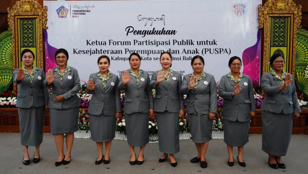 Cegah Tindak Kekerasan pada Perempuan dan Anak, Ny. Seniasih Giri Prasta Perkuat Sinergi Forum PUSPA